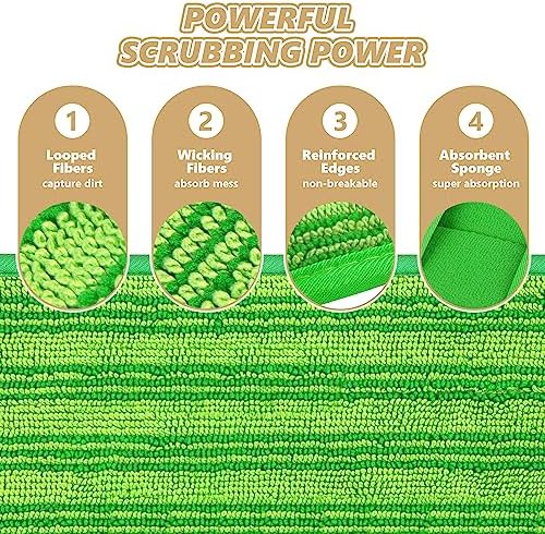 Reusable Mop Pads for Swiffer Sweeper Mops
