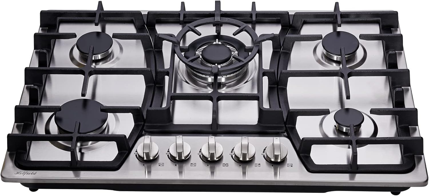 Experience Effortless Cooking with Hotfield 30 Inch Gas CooktopSTM52L_dual