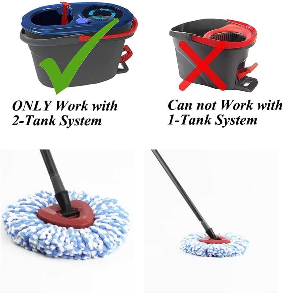 Versatile Scrub Brush for Ocedar 2 Tank System