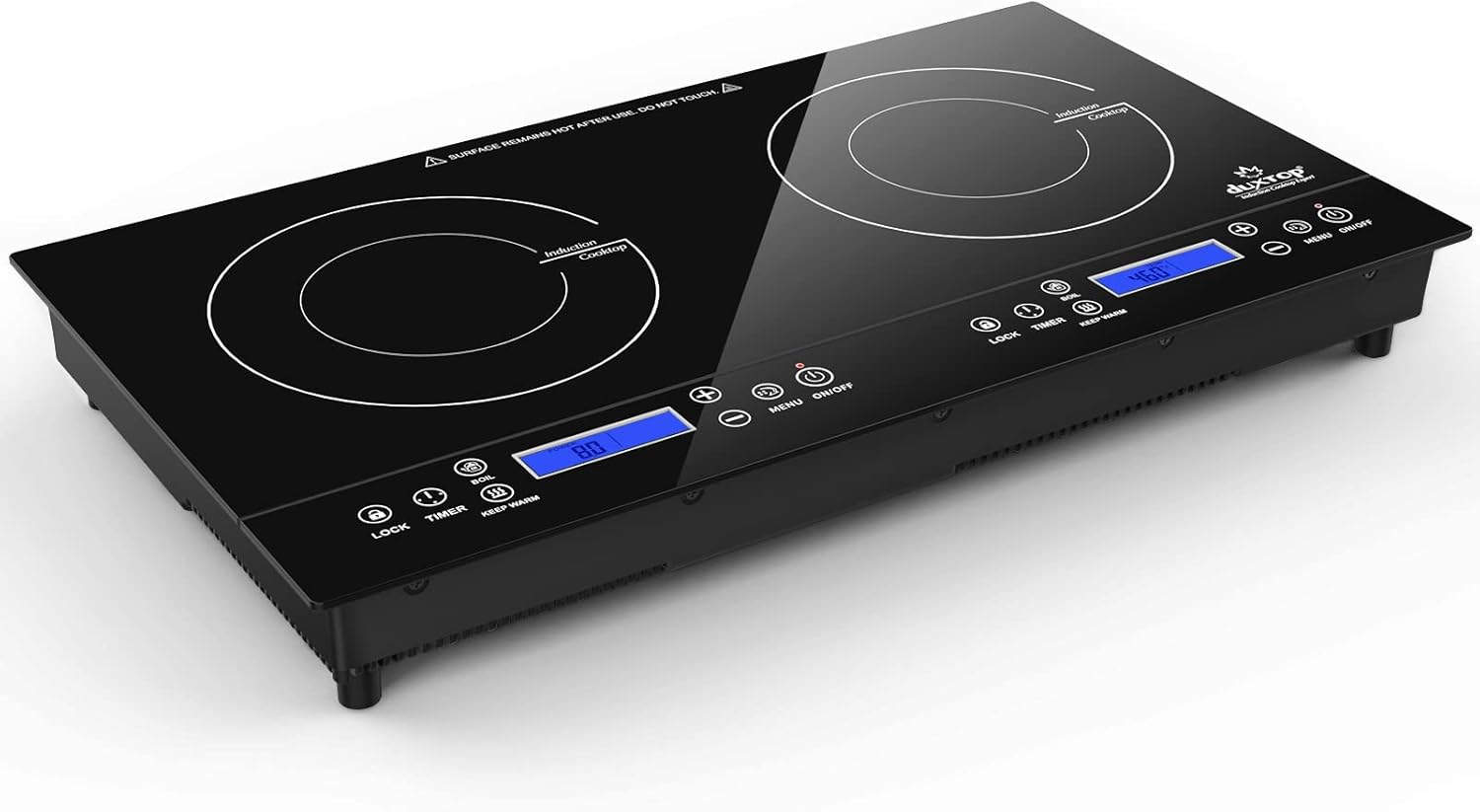 Duxtop LCD 1800W induction cooktop - portable and powerful