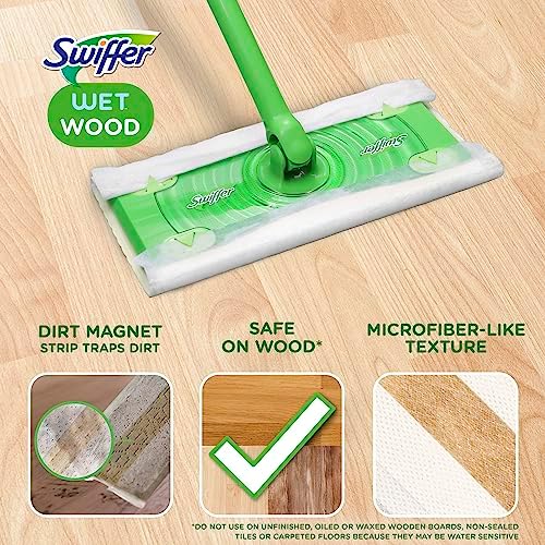 Swiffer Sweeper Wet Wood Floor Mopping Cloths 20 Count