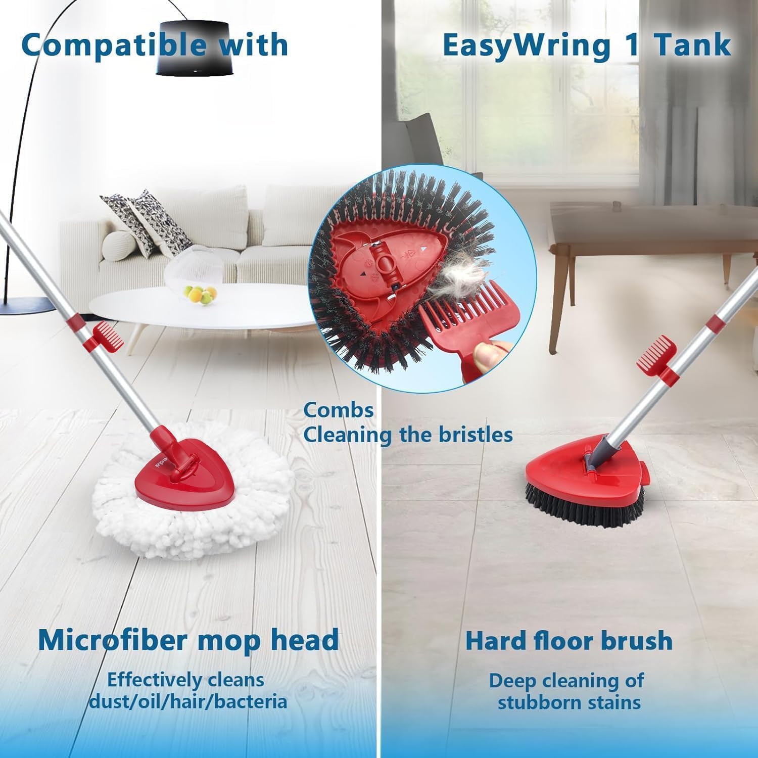 Ultimate Easy Replaceable Spin Mop Head for WAKAYOYO Microfiber Spin Mop
