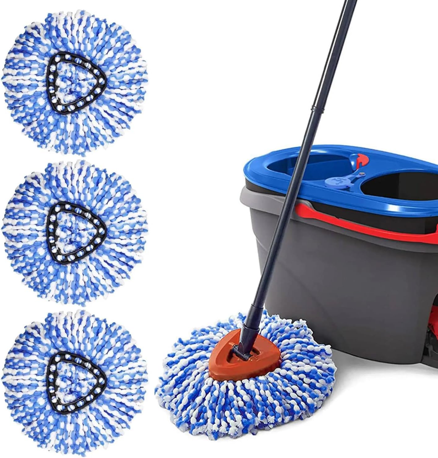 Premium Microfiber Mop Heads for Ocedar RinseClean 2 Tank System