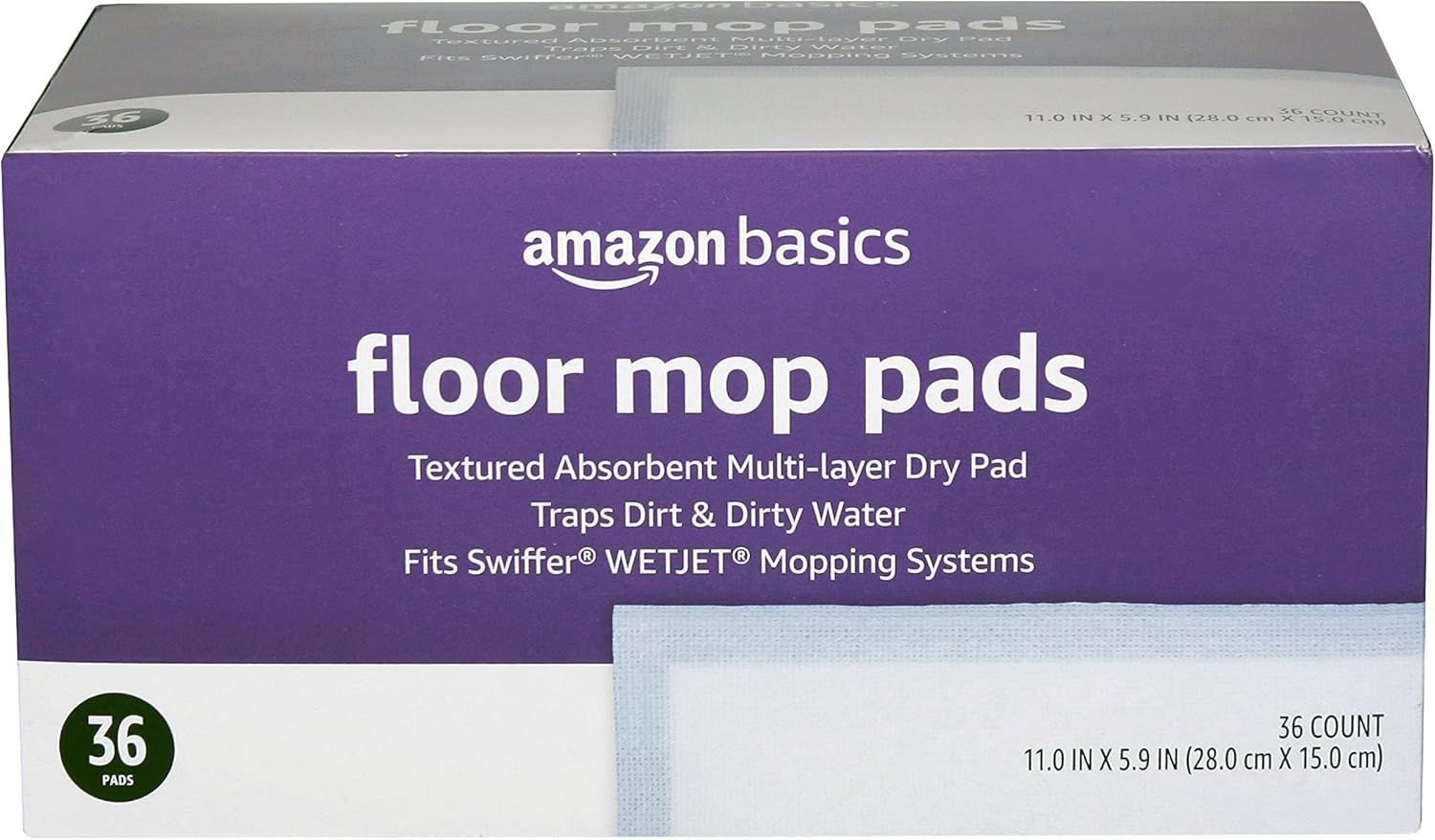 36-Pack Dry Floor Mop Pads