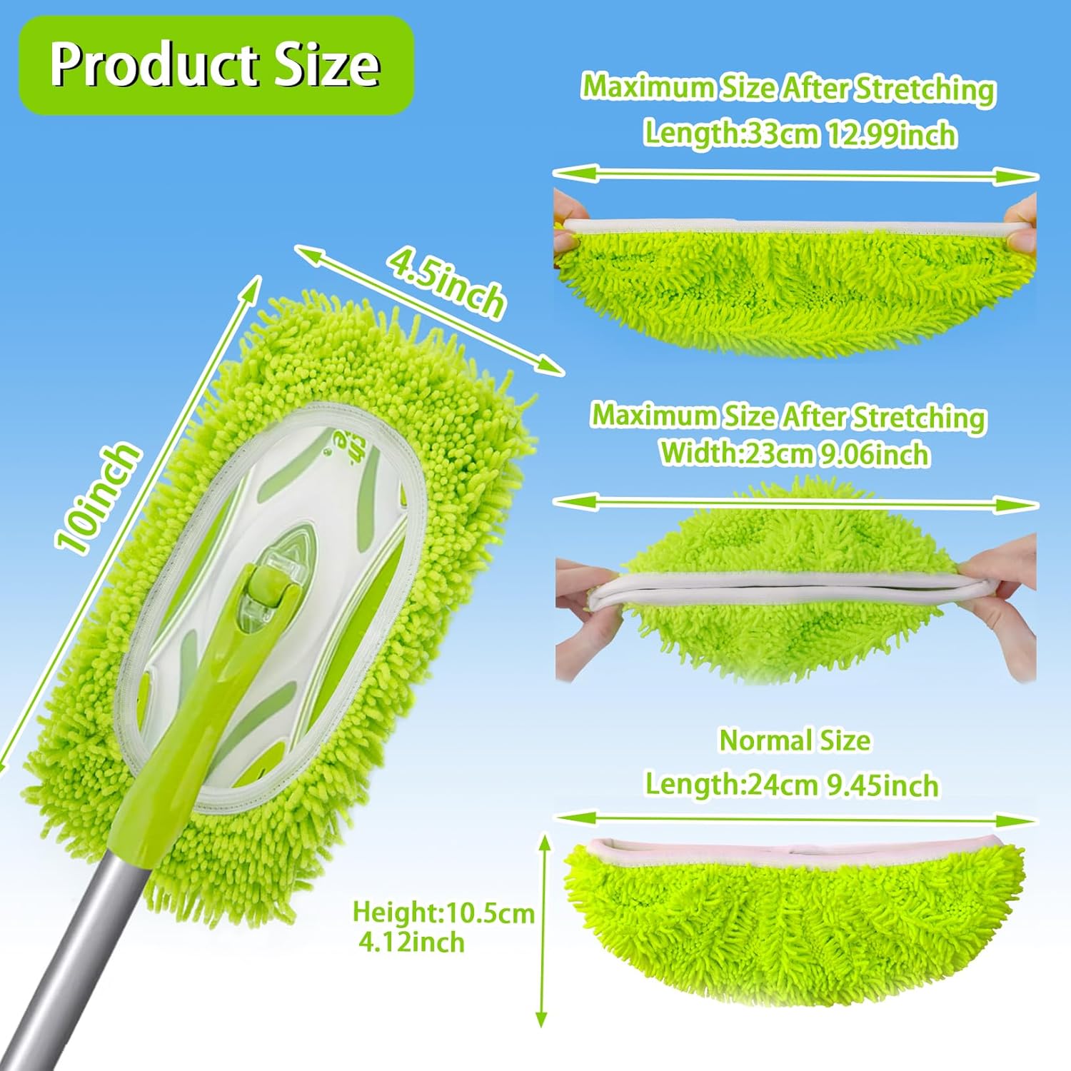 Unoutur Reusable Dry Sweeping Cloths for Swiffer Mops