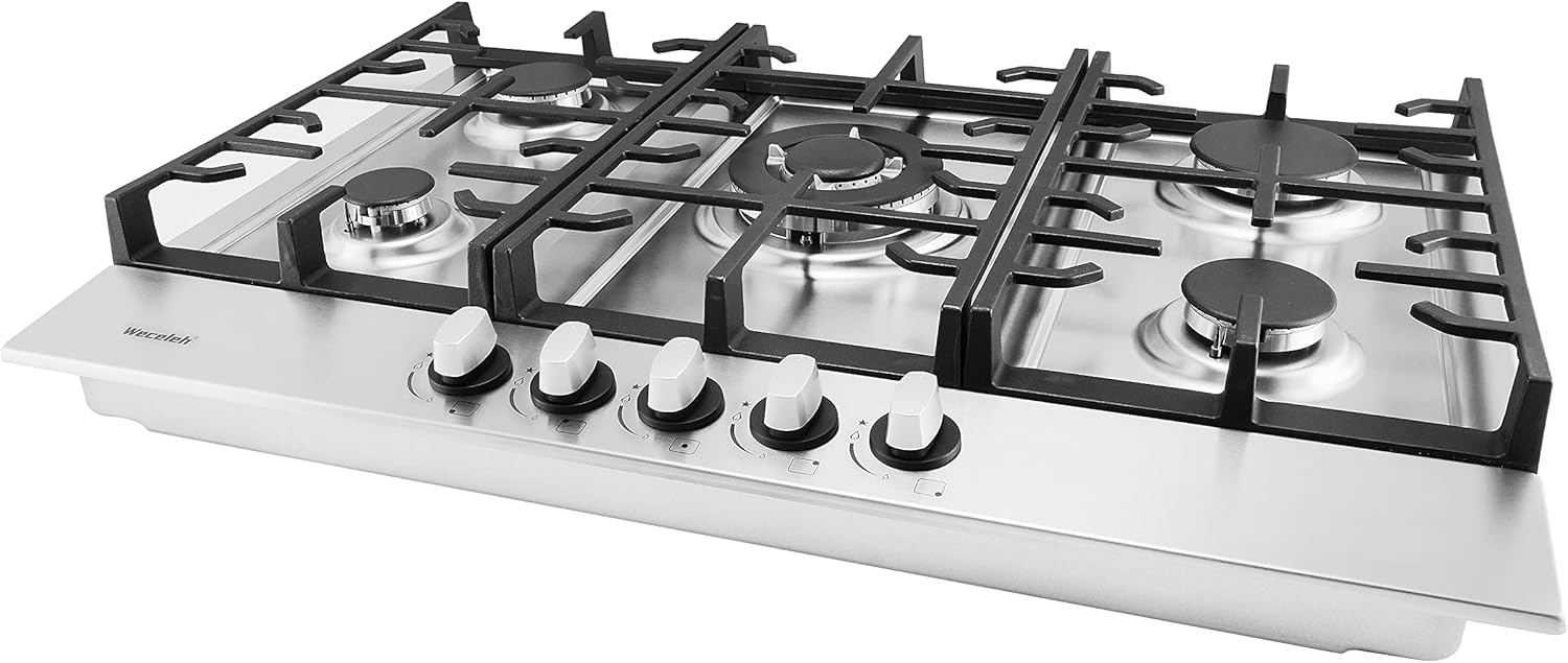 30 inch built-in gas stove top for modern kitchen