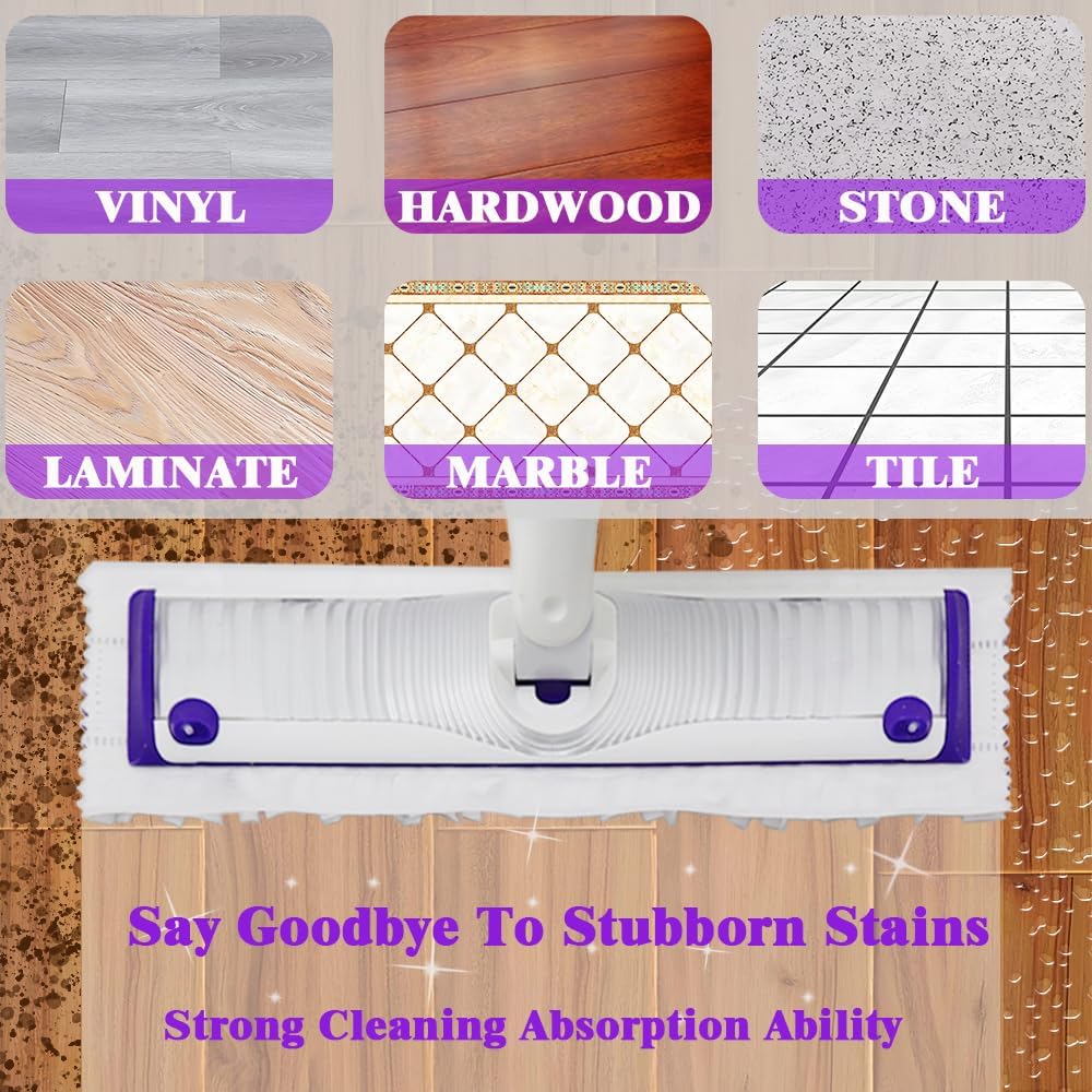 Perfect 10-Count Set for Mop Pad Refills - Safe Compatible and Efficient