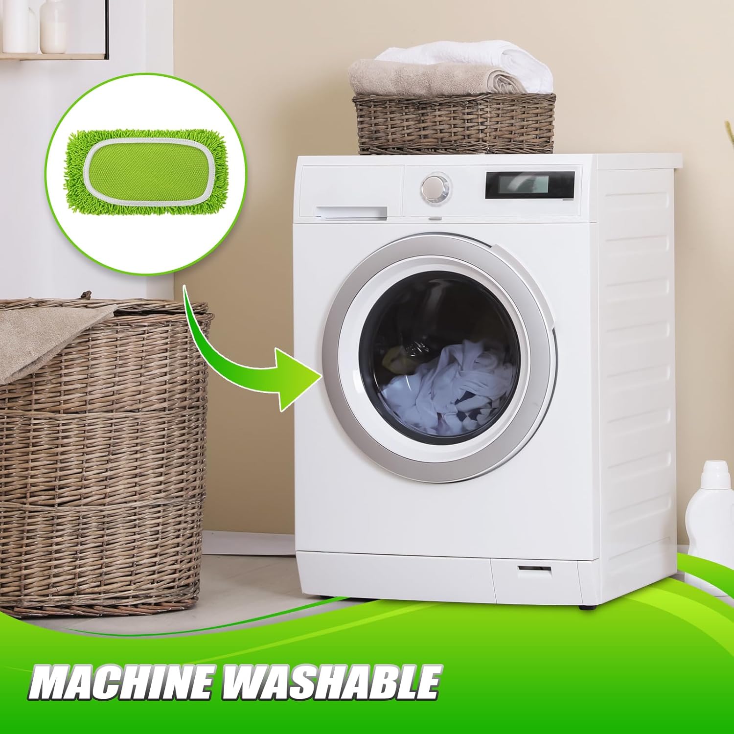Reusable Microfiber Mop Pads for Swiffer Sweeper