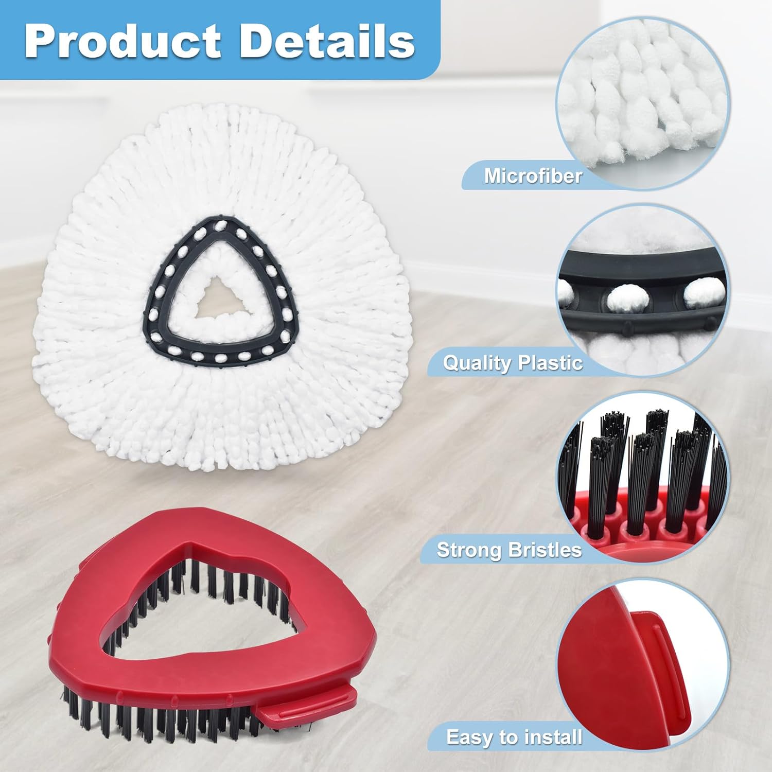 High-Quality Mop Heads for O Cedar EasyWring 1 Tank System