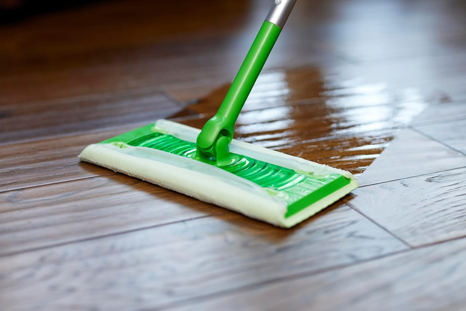 Amazon Basics Mop Heads Replacements - 12 Count Wet Mopping Cloth Refills