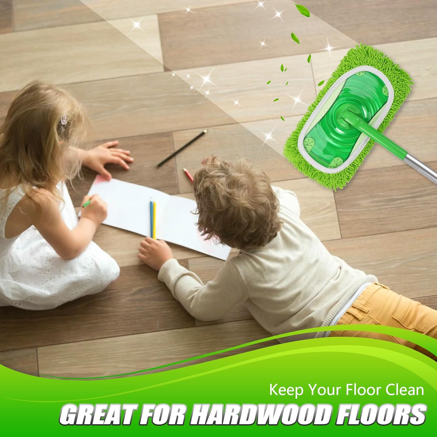 Reusable Microfiber Mop Pads for Swiffer Sweeper