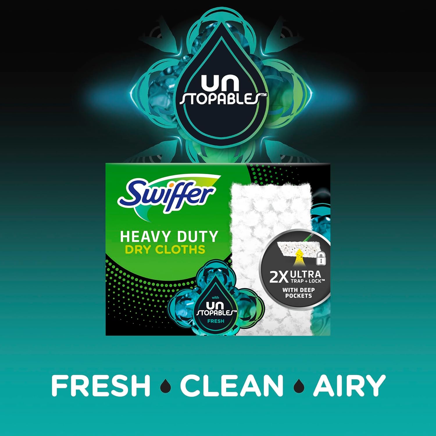 Swiffer Heavy Duty Dry Refill Fresh Scent 20-Piece