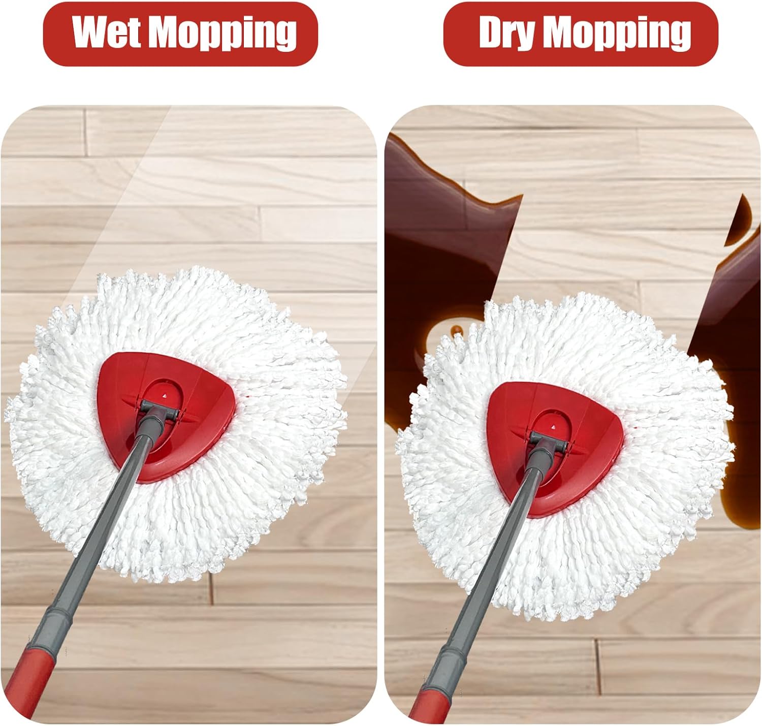 Mop Head Replacement 3-Pack O Cedar EasyWring 1-Tank System