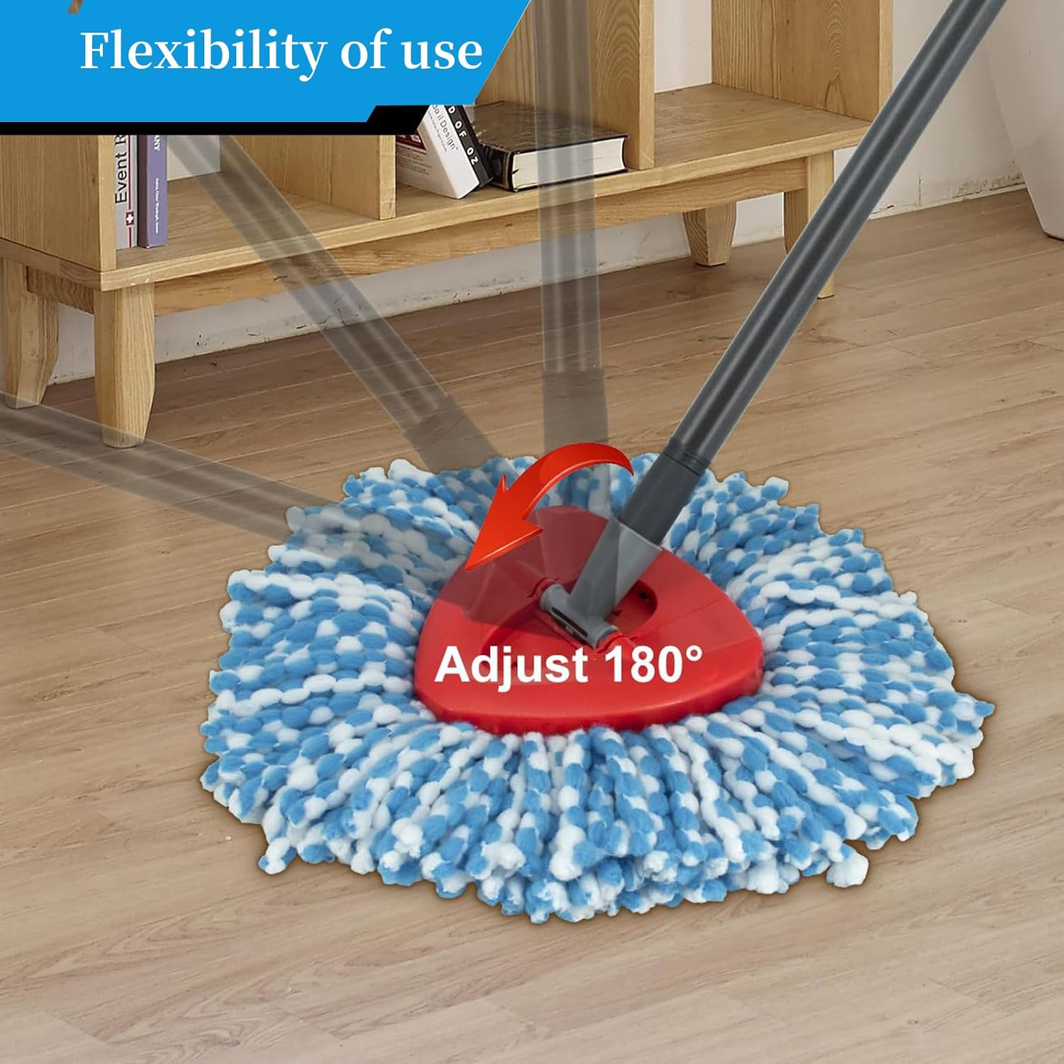 Compact Durable Spin Mop Replacement Base for EasyWring 1 Tank System