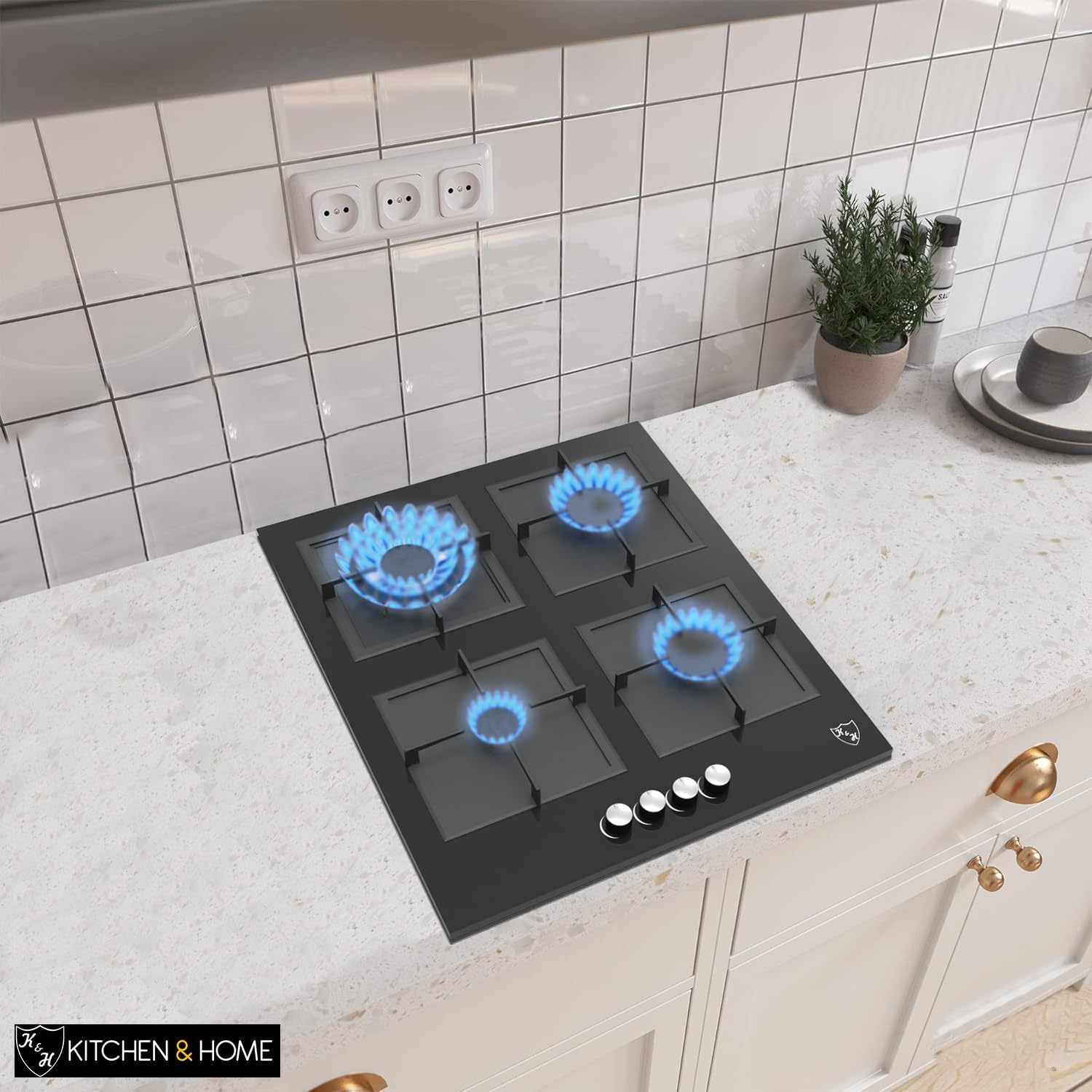 Propane-Friendly 4-Burner Cast Iron Top for Cooking Pro