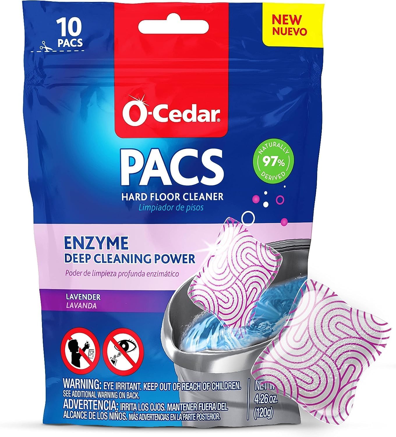 O-Cedar 2x Refill Pack with Citrus and Lavender PAC