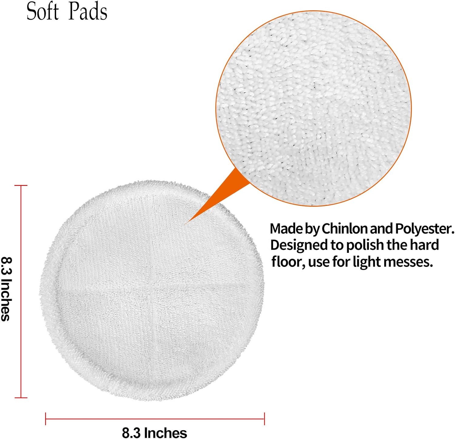MATFORCA Bissell SpinWave Mop Pad 12 Pack Compatible