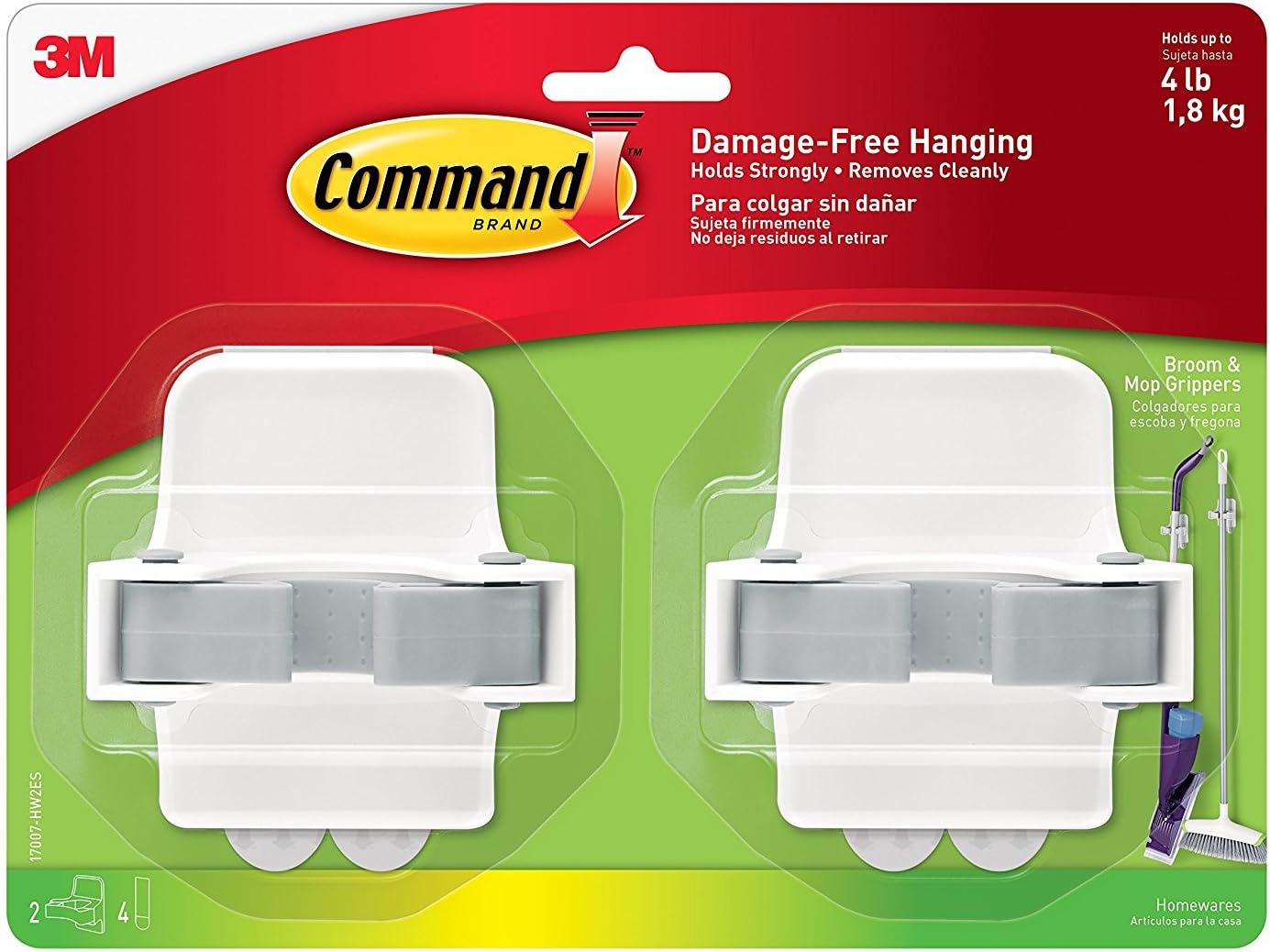 Command Mop Gripper 10-Grippers Elevate Your Mopping