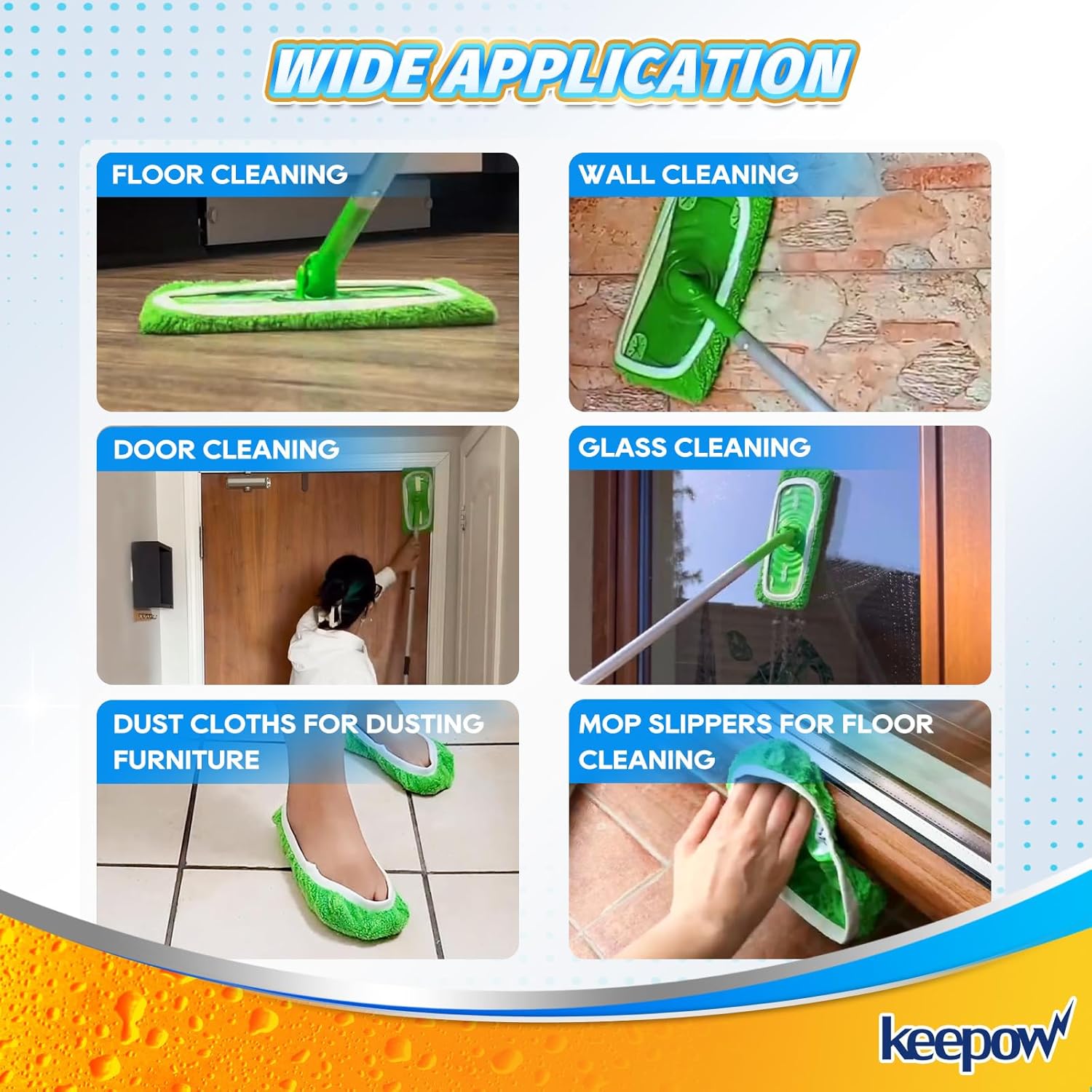 Reusable Washable Mop Pads for Swiffer Sweeper Mop
