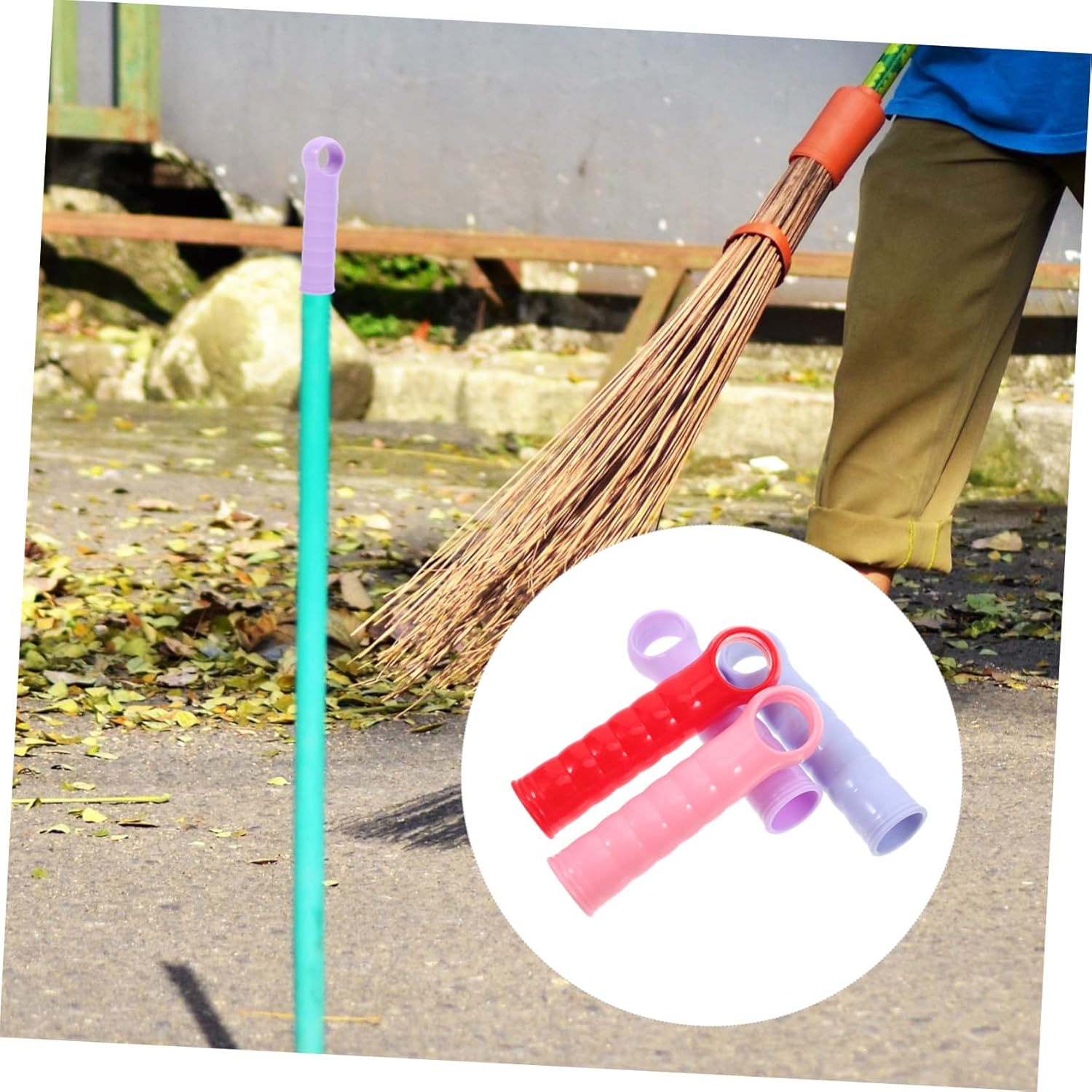 Sturdy 22mm Mop Handle Grip for Comfort and Efficiency