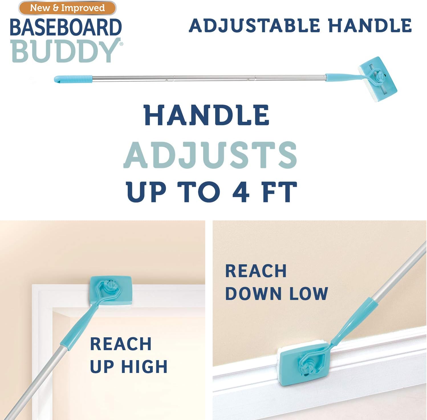 Baseboard Buddy 20 Pack Microfiber Replacement Pads