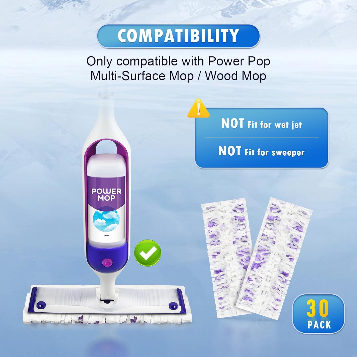 Bis Neck Powermop Refill Pads