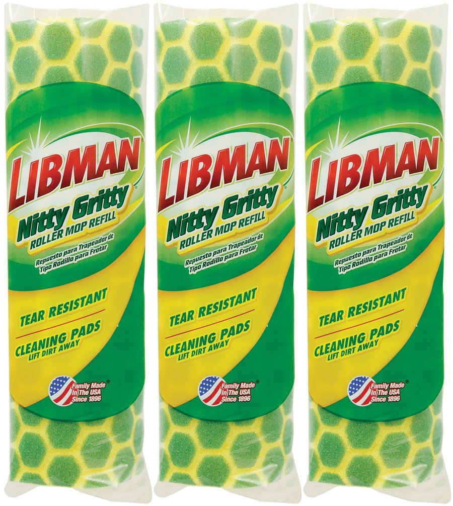 Libman Nitty Gritty Refill Pack of 3