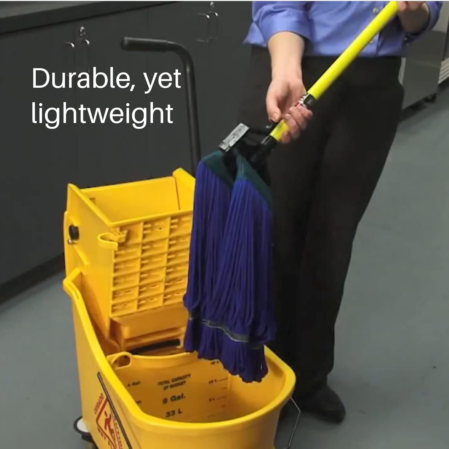 O-Cedar Commercial 96516 Quick Change Mop Stick Yellow