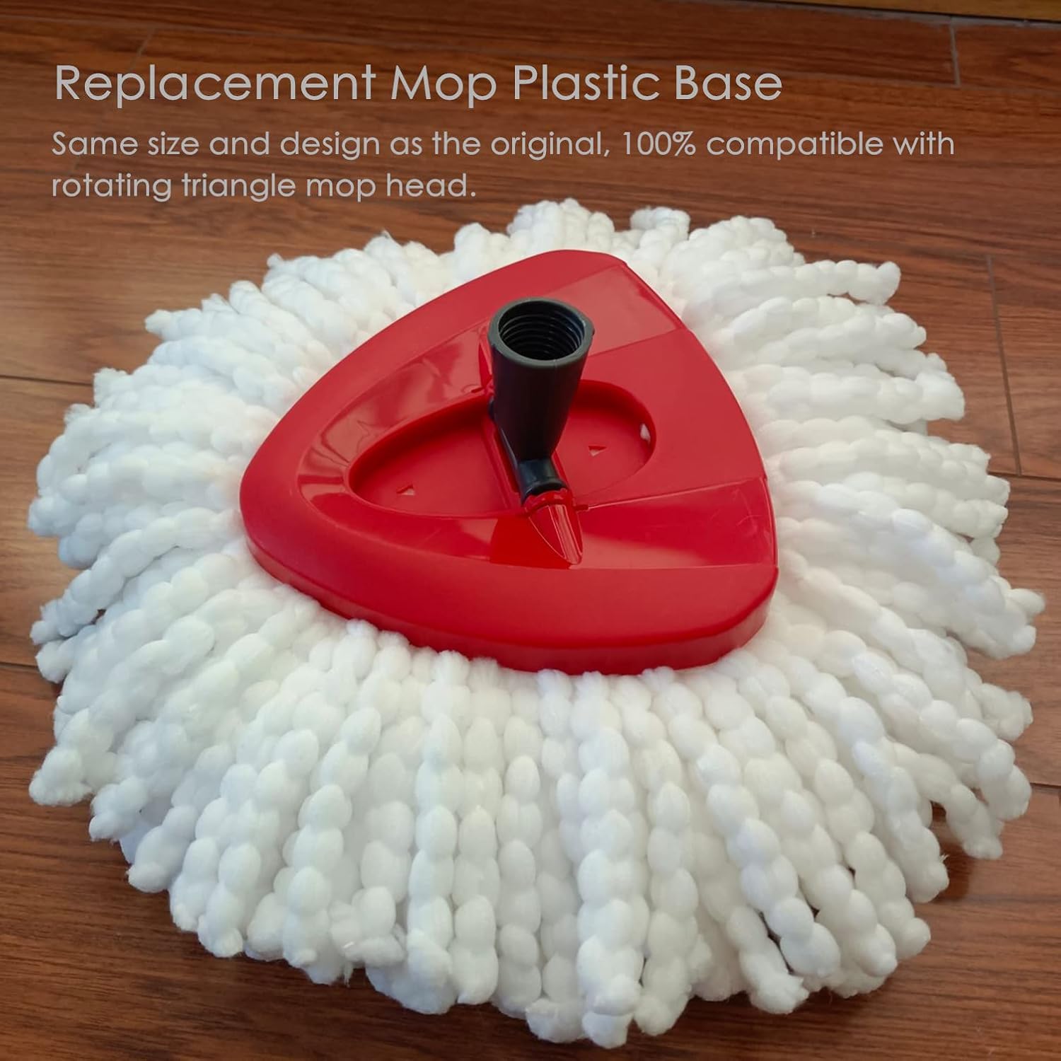 Spin Mop Replacement Base - Rotating Triangle Mop Head Cover