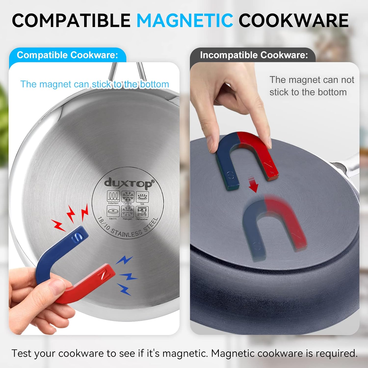 Duxtop LCD 1800W induction cooktop - portable and powerful