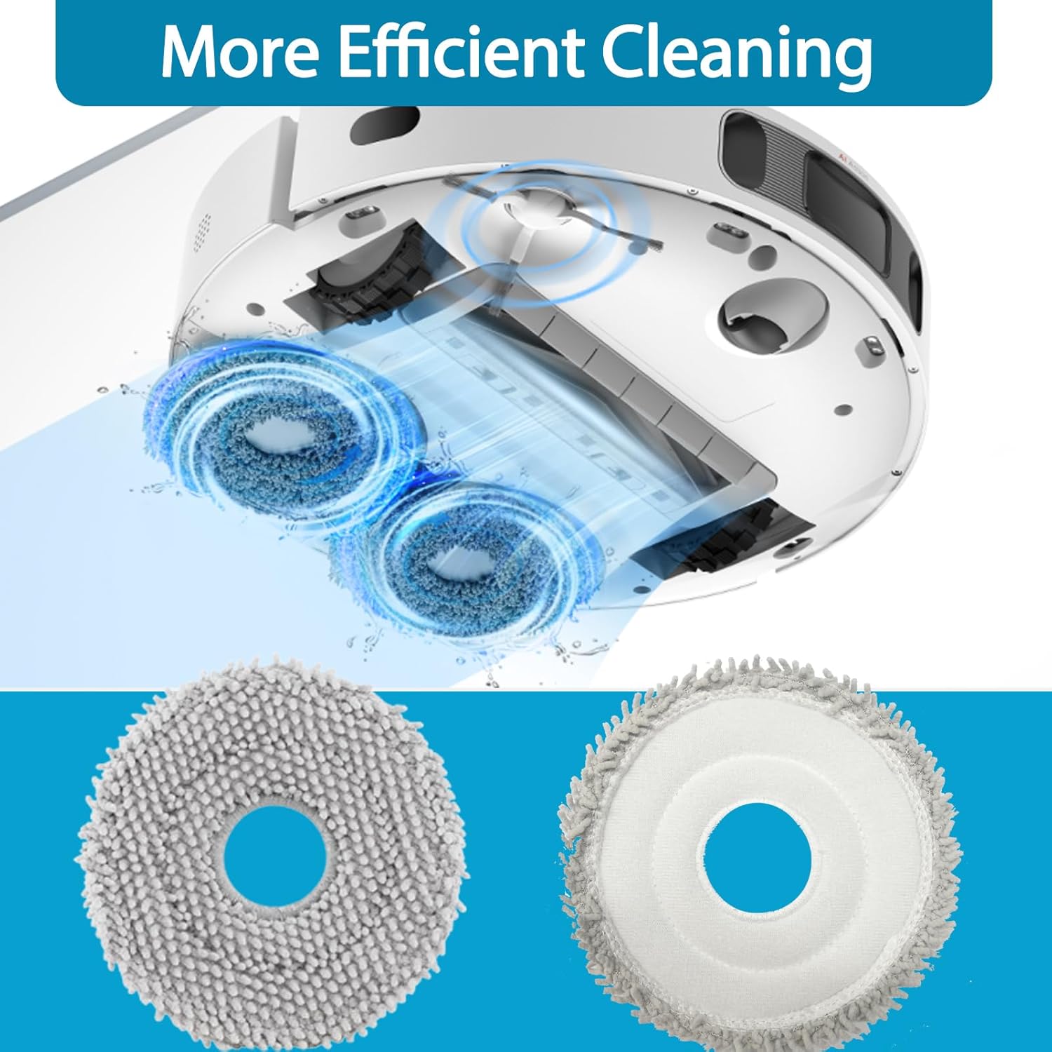 KGC Roborock Mop Pad Compatible Set