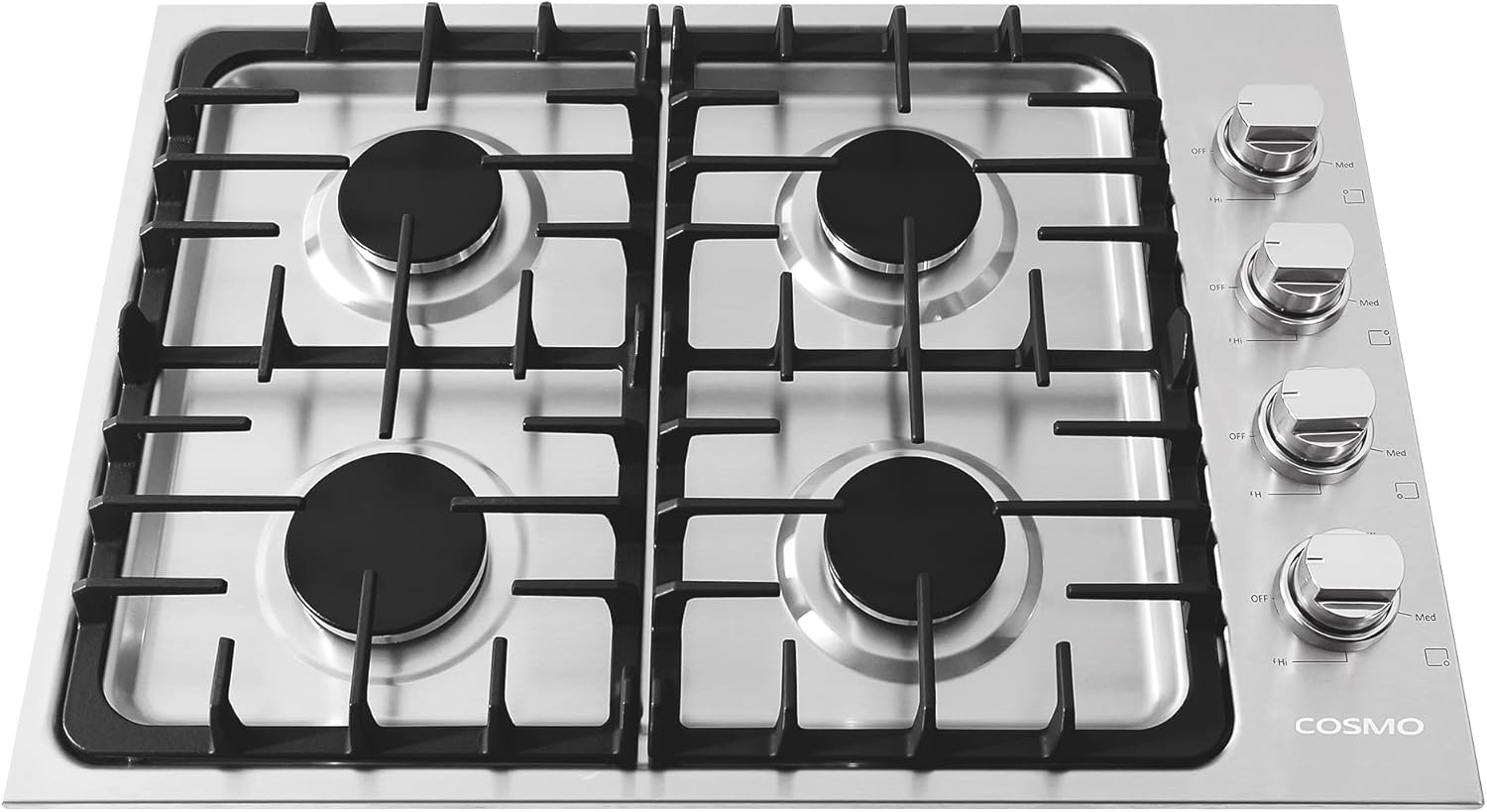 Powerful 4-Burner Gas Cooktop for Reliable Cooking in the USA