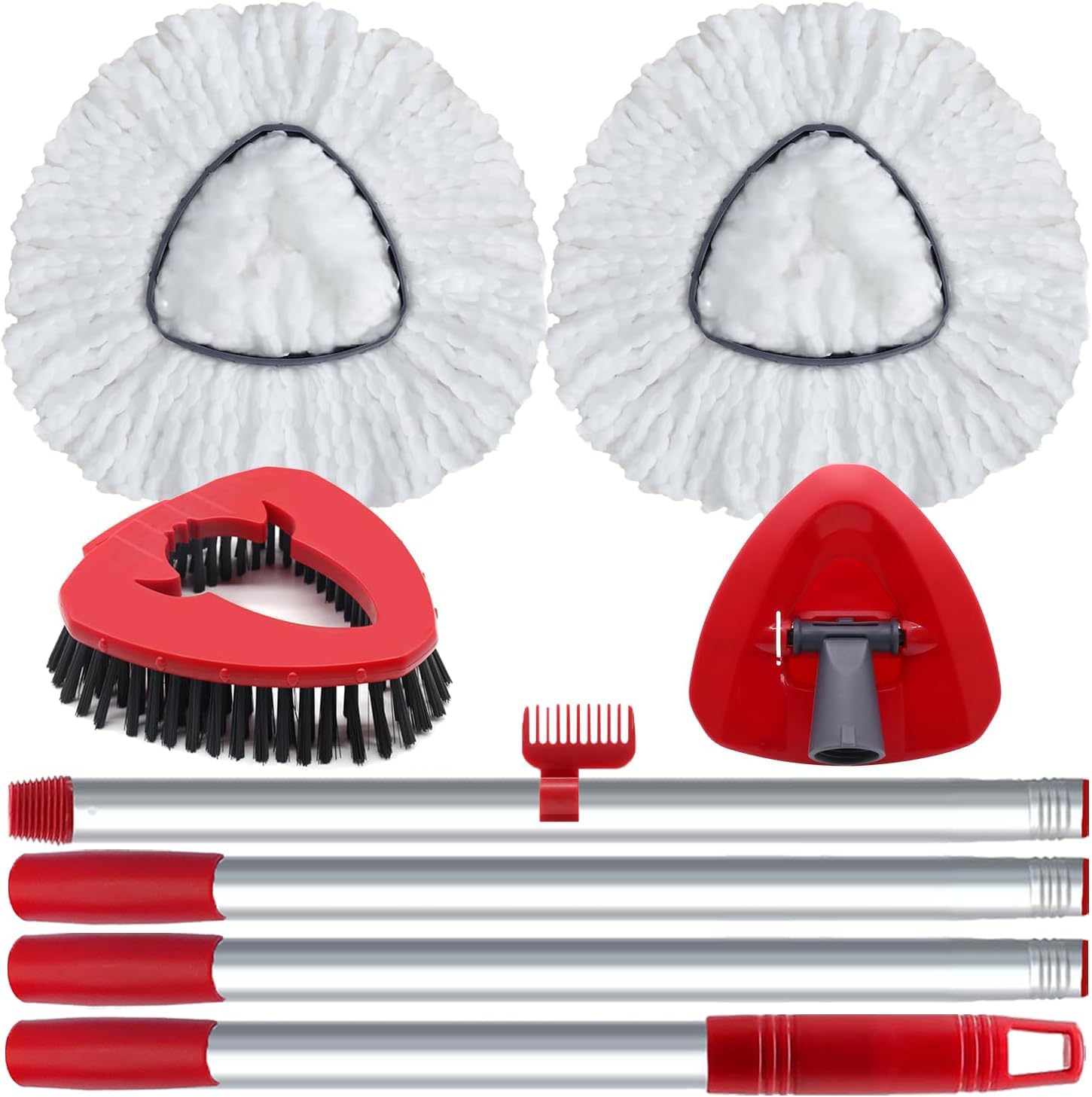2-Pack Spin Mop Heads Replacement for O Cedar 1Tank Mops