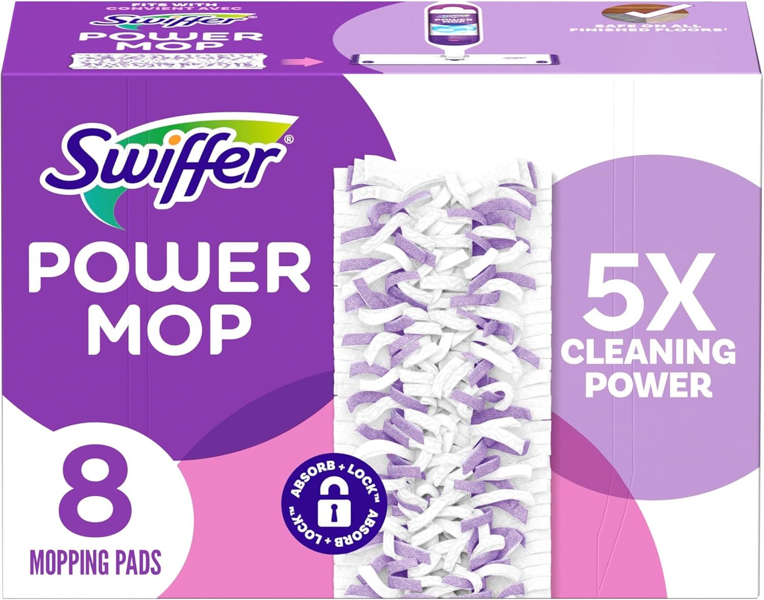 Swiffer PowerMop Multi-Surface Mopping Pad Refill 16 Refills
