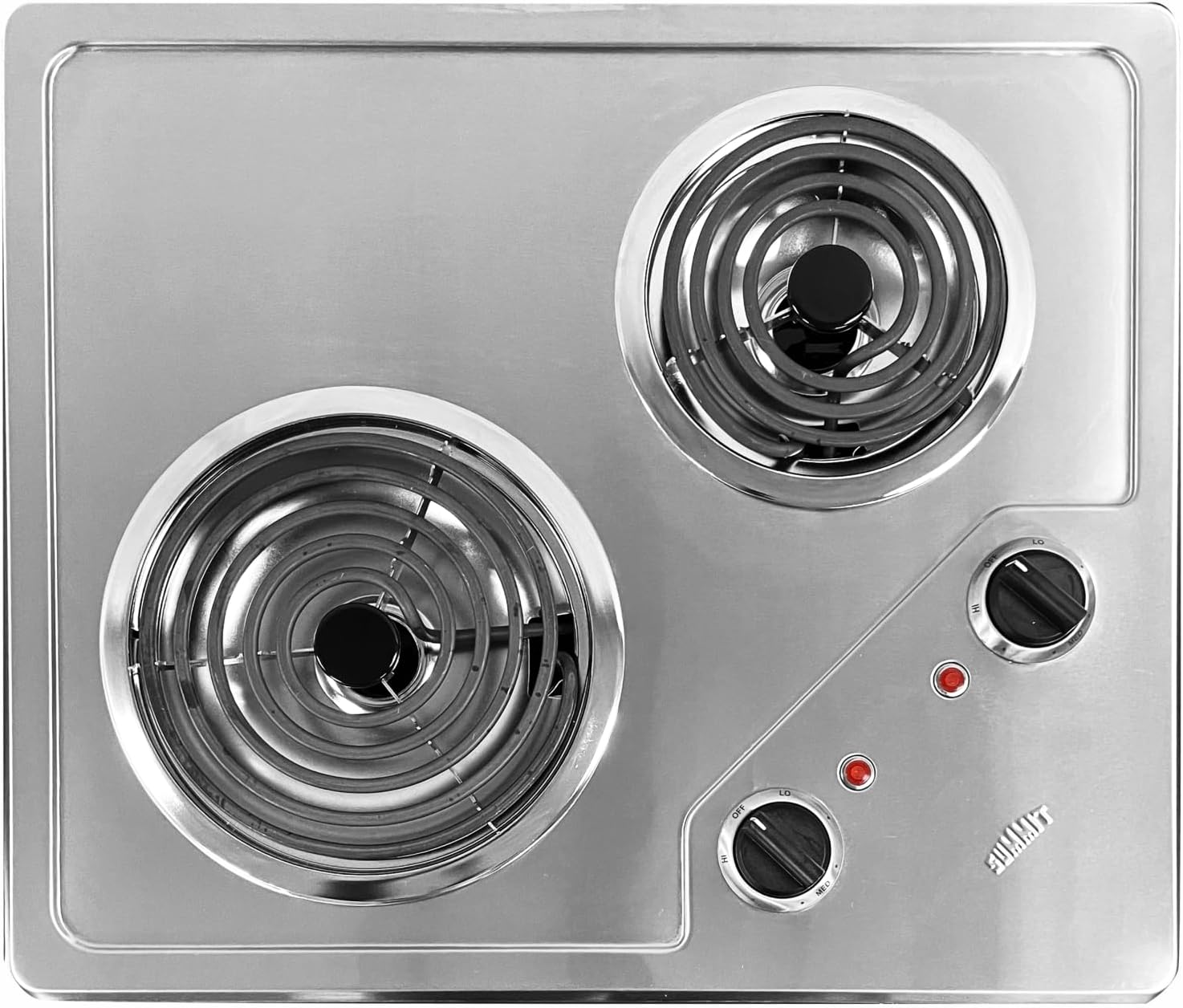 Summit 21 2-Burner Electric Cooktop