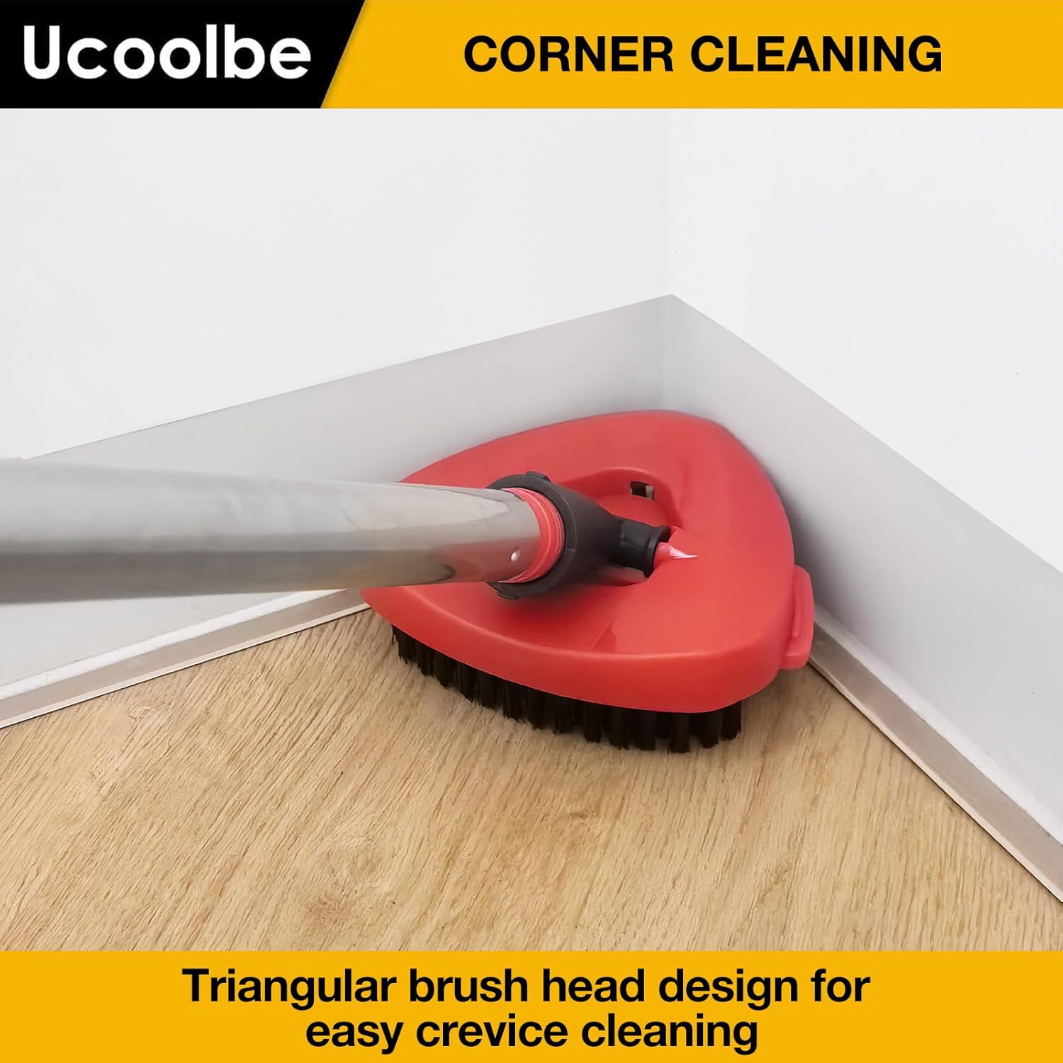 Durable scrub brush for O-Cedar Spin Mop
