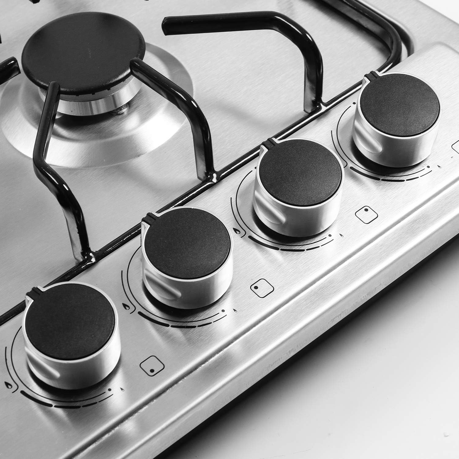 22-inch 4-Burner Built-In Gas Cooktop with NGLPG Conversion