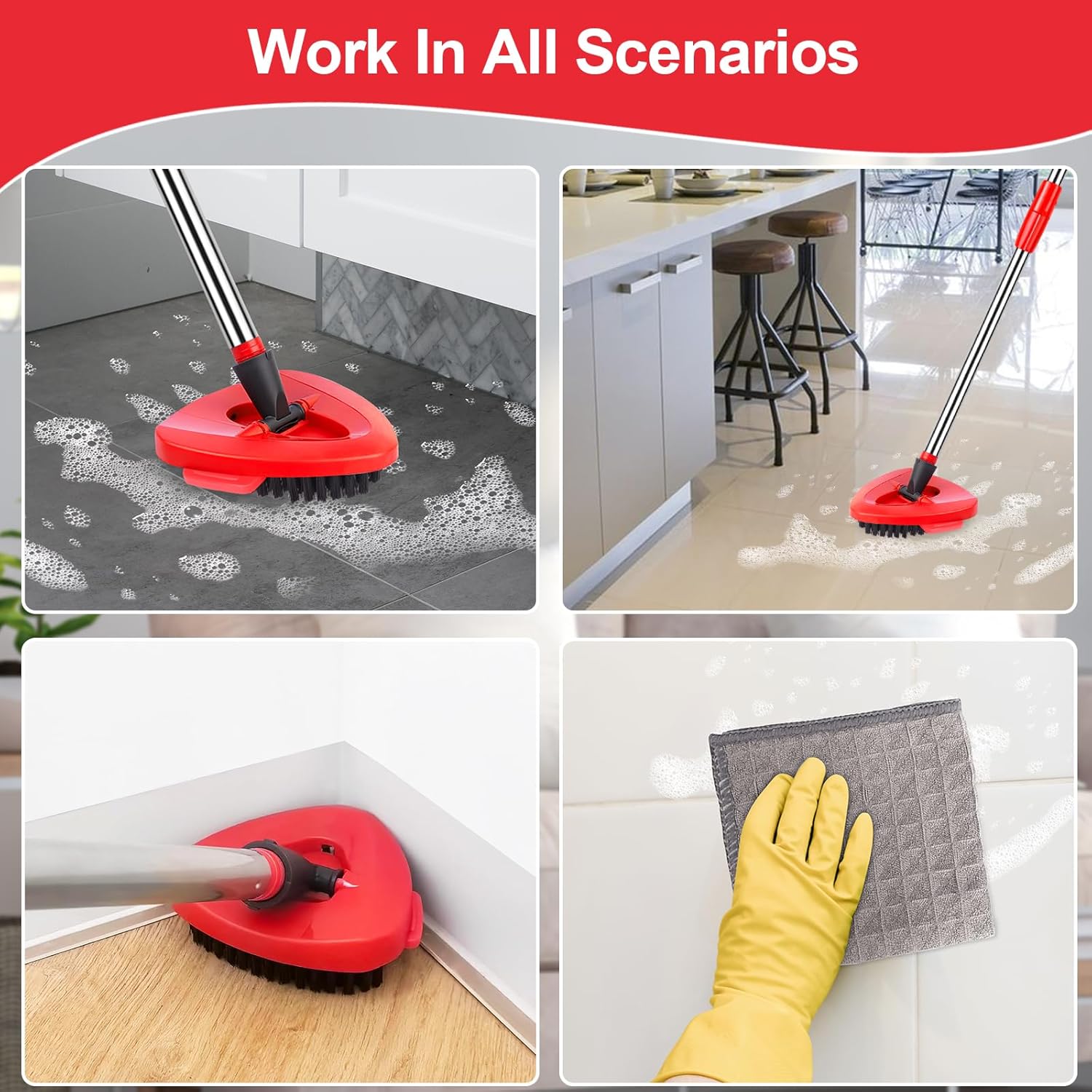 O Cedar Scrub Brush Kit - Easy to Use DurableClean