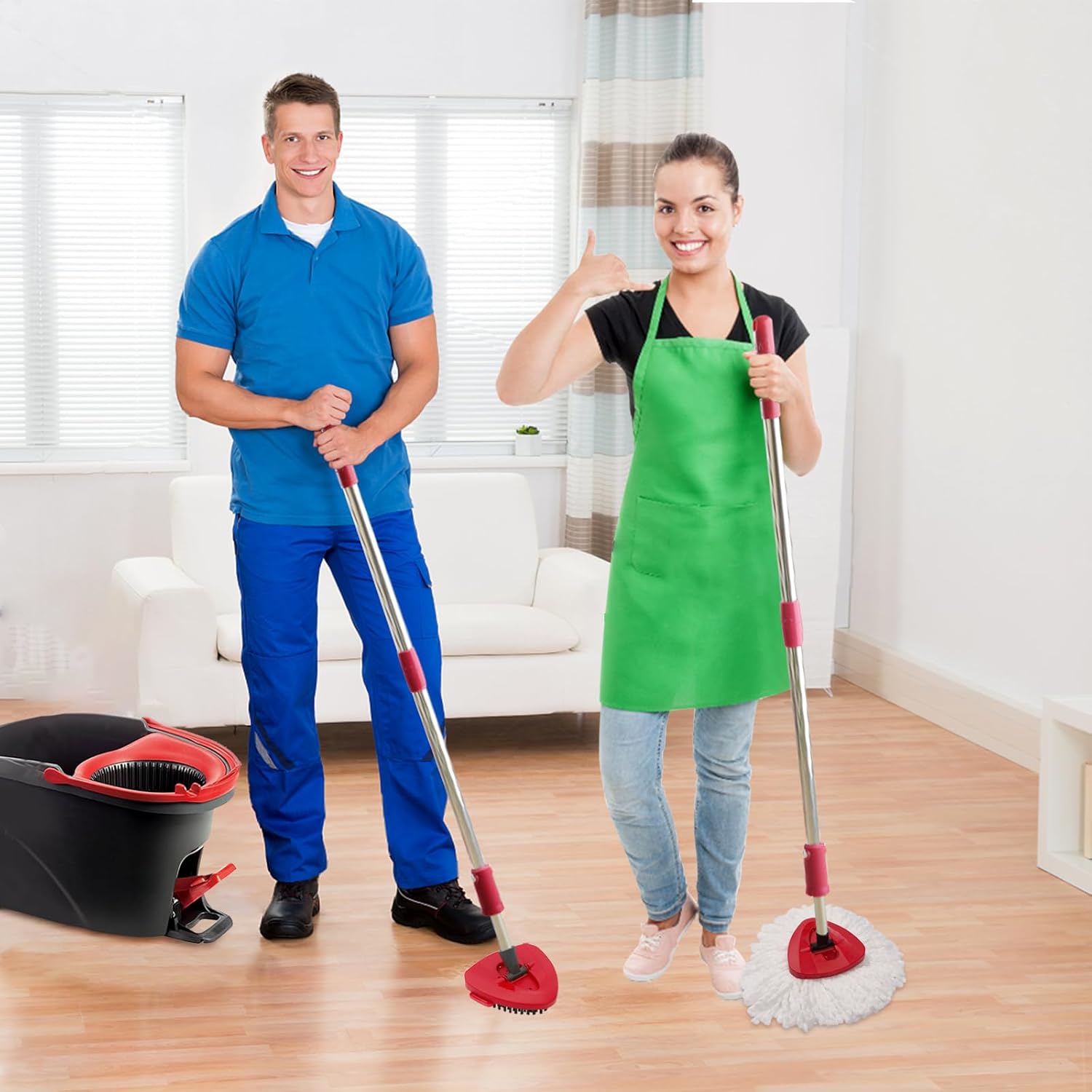 Microfiber Mop Heads for YZJAJZY 1 Tank Spin Mop