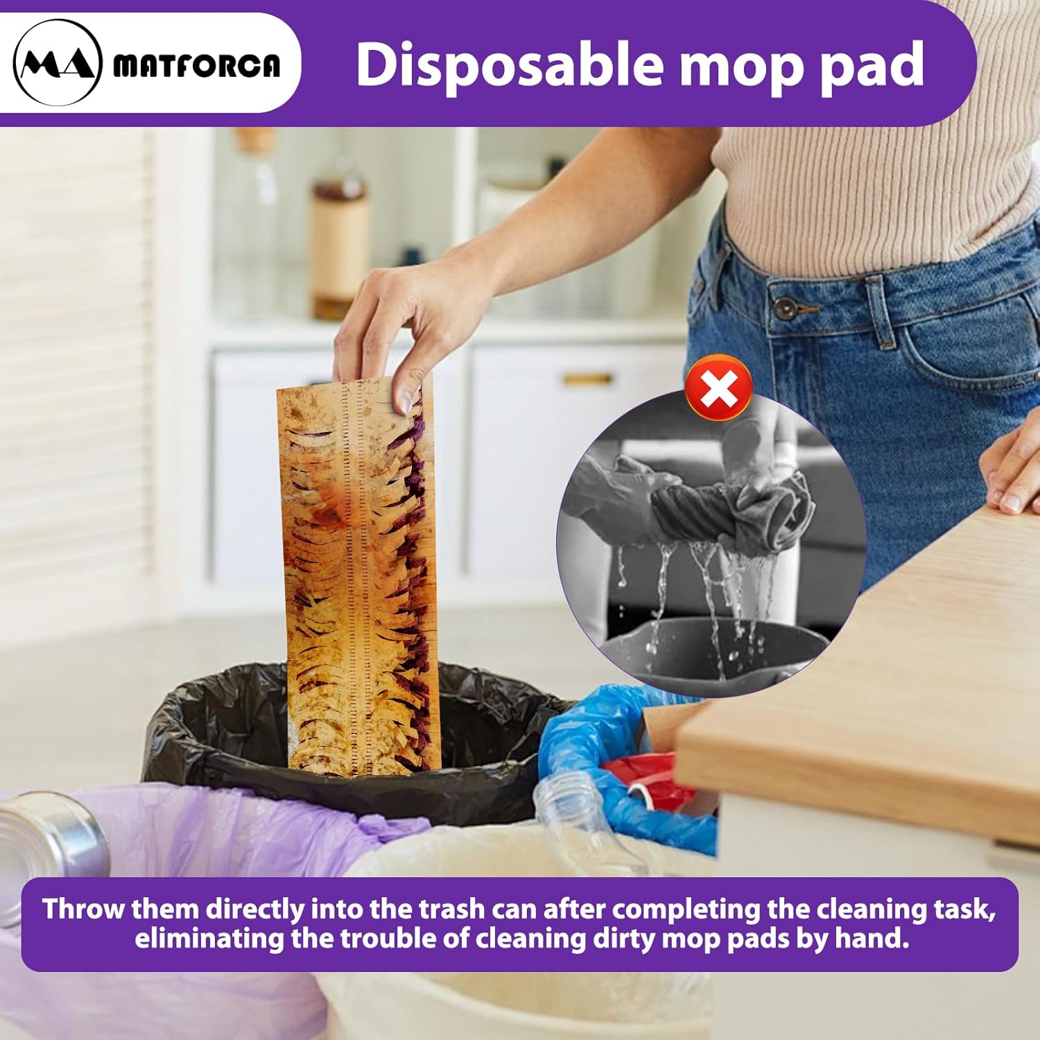 10-Pack Disposable Power Mop Pads