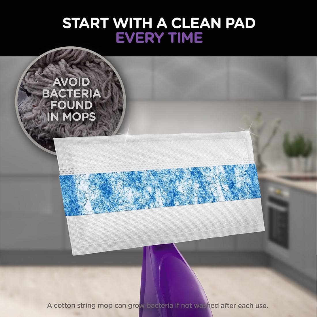 Swiffer WetJet Heavy-Duty Mopping Pad Refill - 30 Count for Scrubbing Power