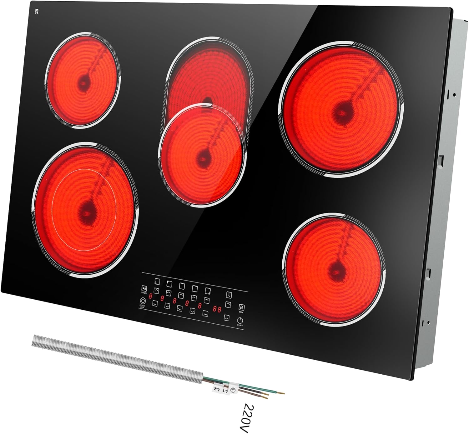 Traenvir 30 Electric Cooktop with 8400W Built-In