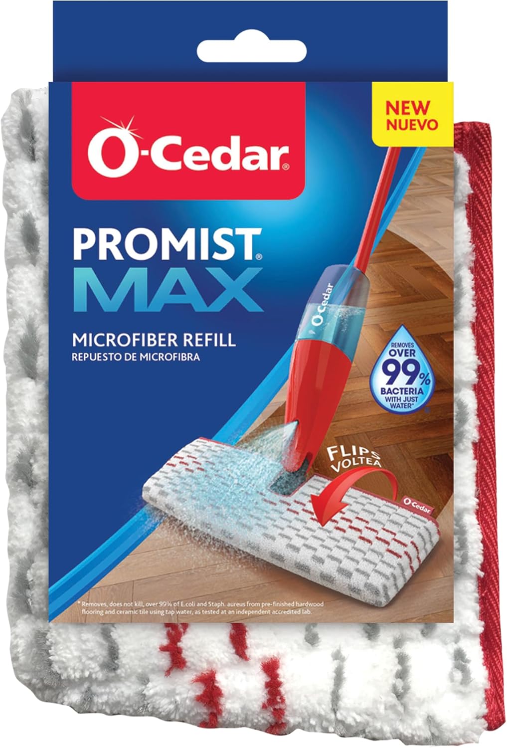 Effortless O-Cedar MopTop99 Bacteria-Free Cleaning
