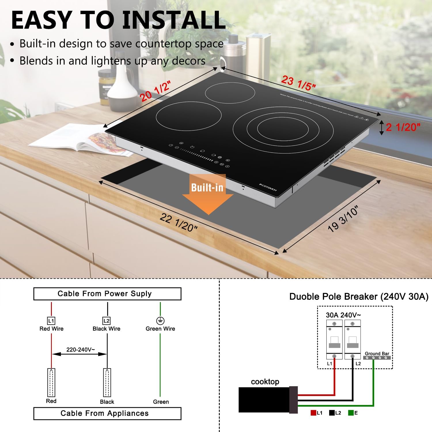 Electric Cooktop 24