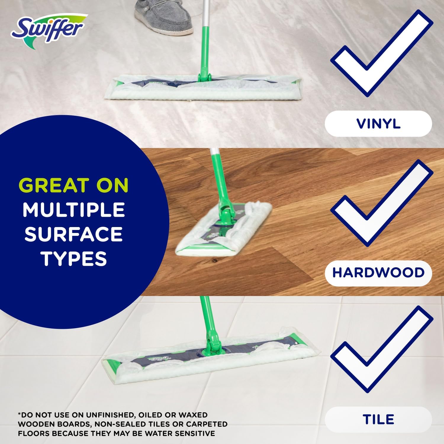 Swiffer XL Mop Broom Set All-Purpose Cleaner