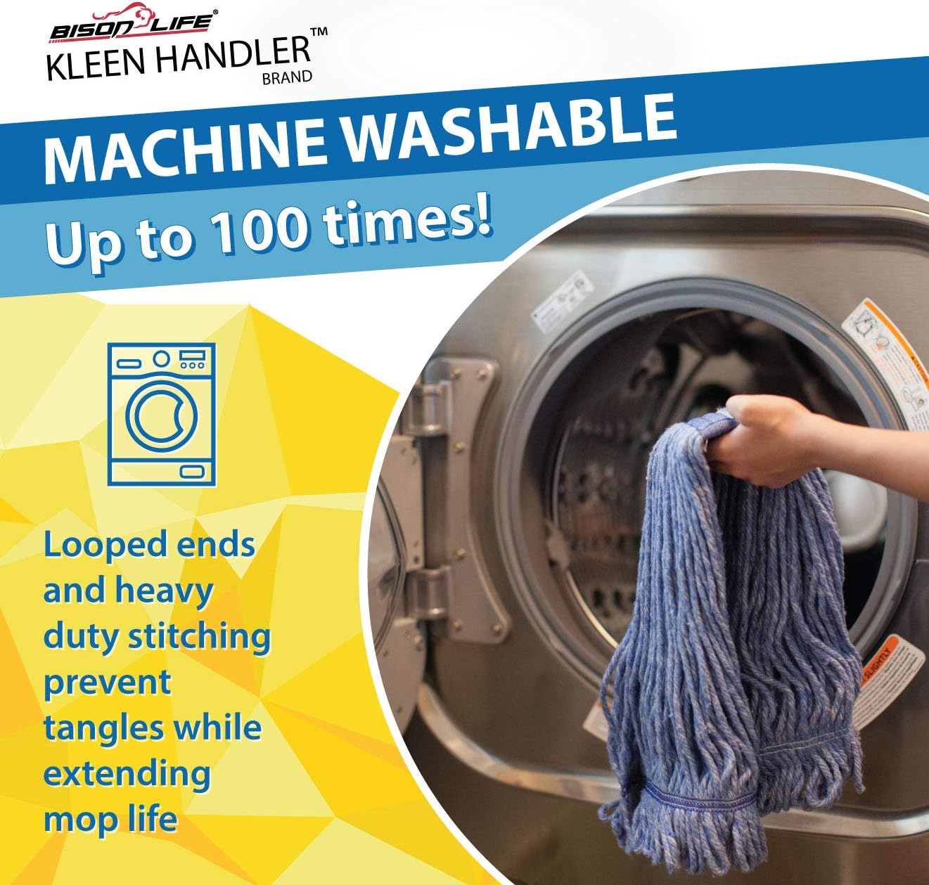 KLEEN HANDLER Heavy Duty Mop Head Replacement