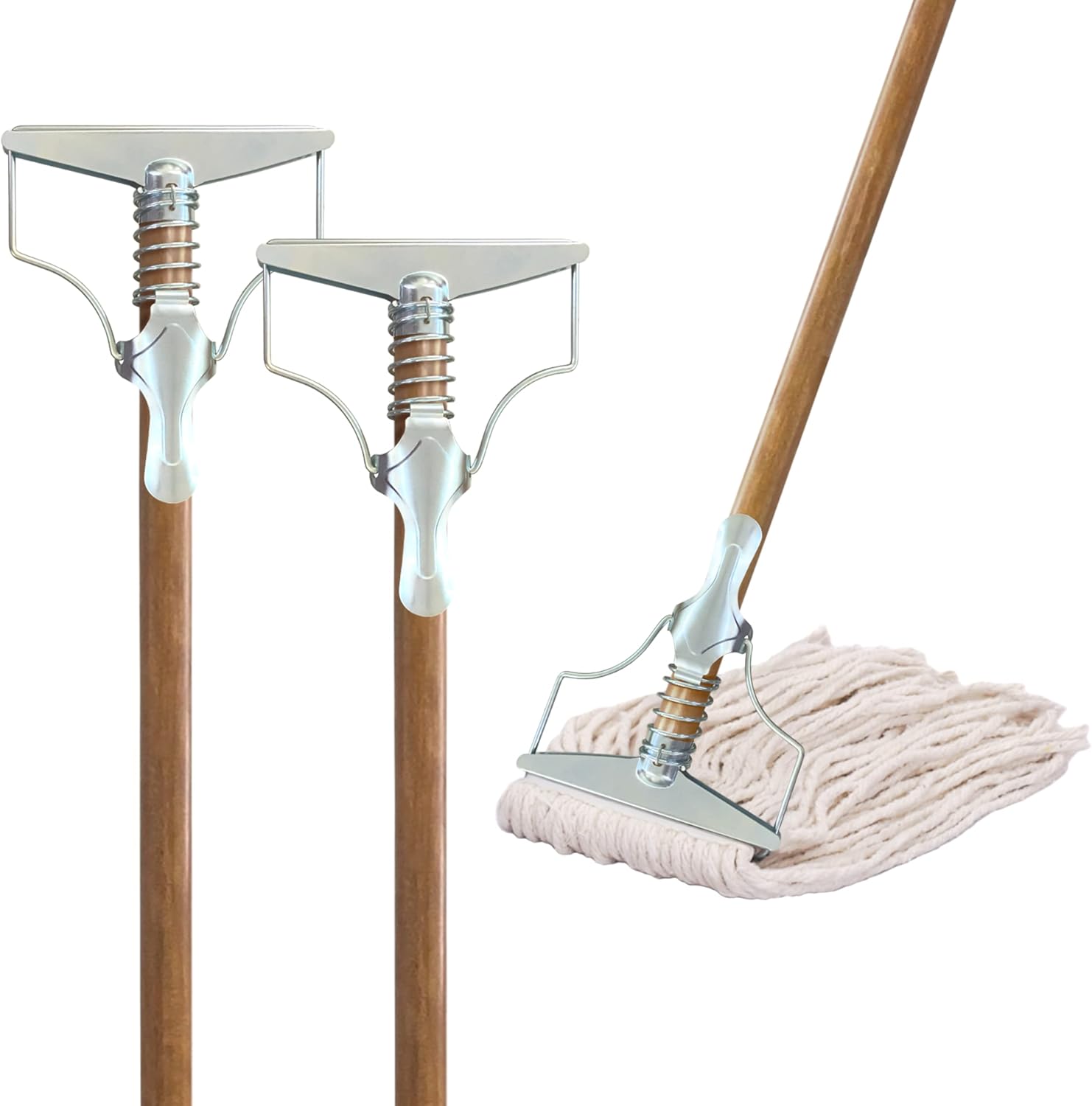 Durable 59 Mop Spring Handle Industrial Grade Multi-Purpose