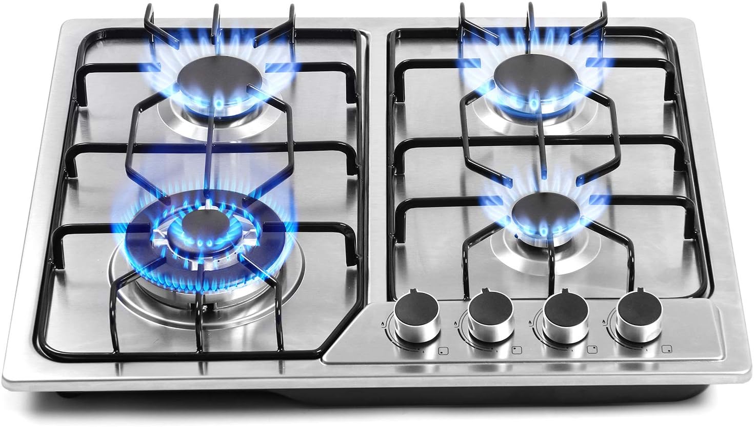 22-inch 4-Burner Built-In Gas Cooktop with NGLPG Conversion
