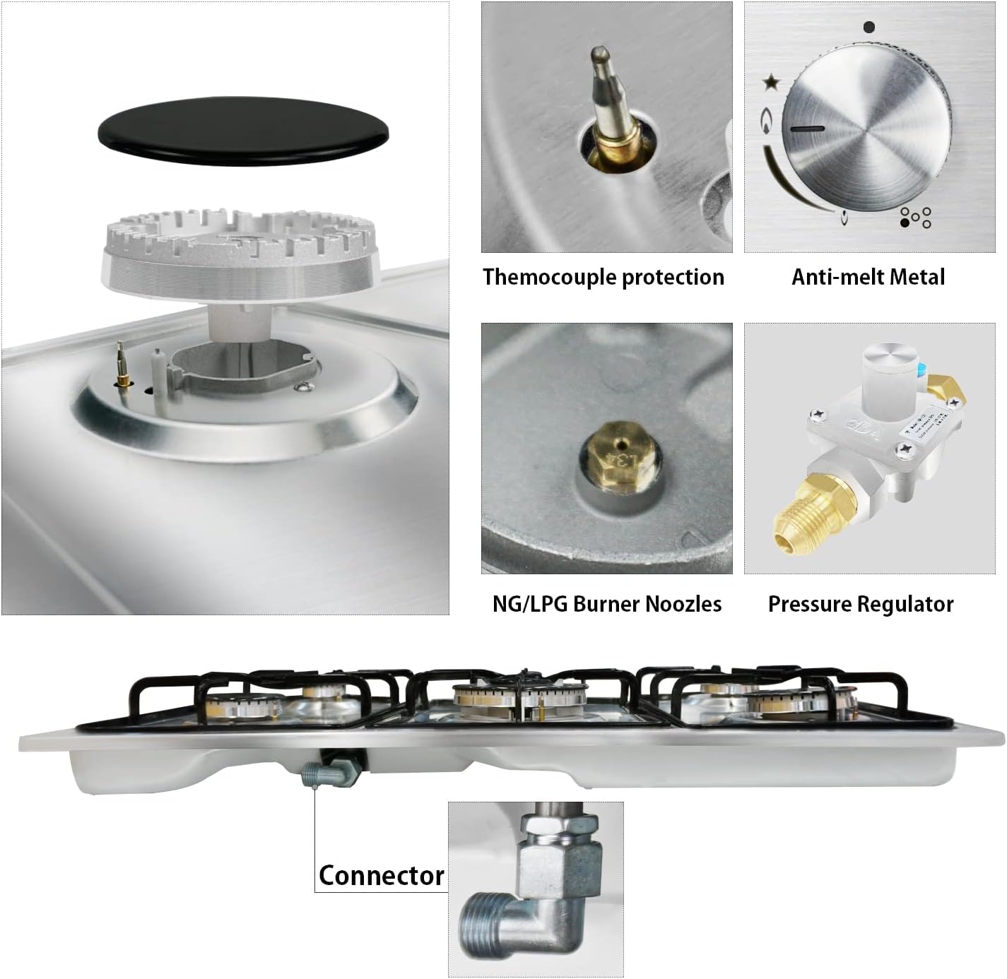 Karinear 30 Gas Stove with 5 Burners