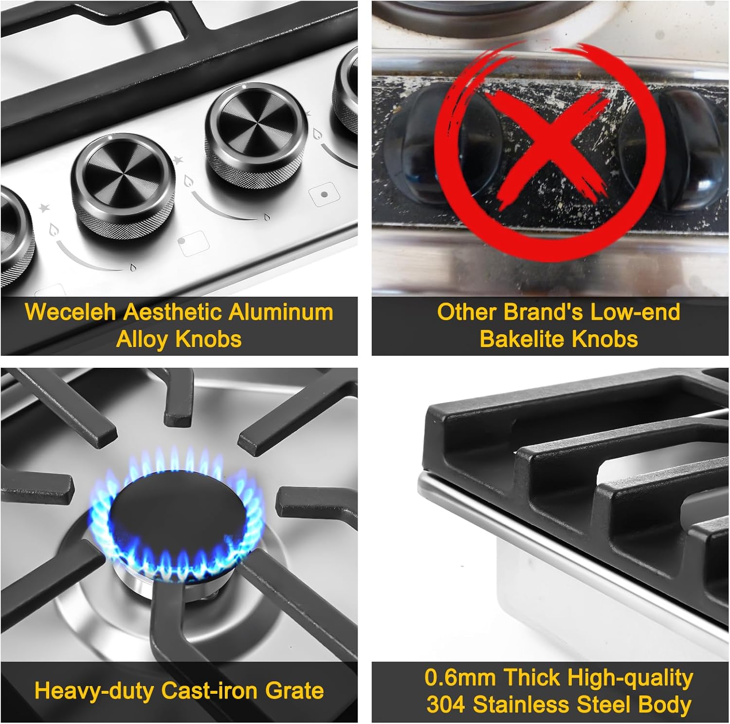 Premium 30-Inch Gas Cooktop